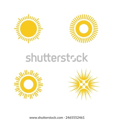 Sun Vector illustration Icon Logo Template design