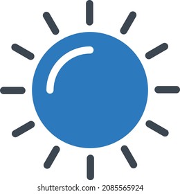sun Vector illustration on a transparent background. Premium quality symbols. Glyphs  vector icon for concept and graphic design.