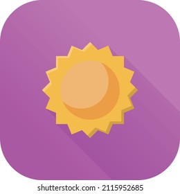 sun Vector illustration on a transparent background.Premium quality symmbols.Vector line flat icon for concept and graphic design.
