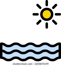 sun  Vector illustration on a transparent background.Premium quality symmbols.Stroke vector icons for concept and graphic design.