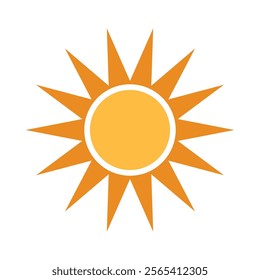 sun vector illustration sun shining clip art 