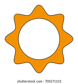 sun vector ilustration