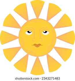 Sun Vector image or clip art