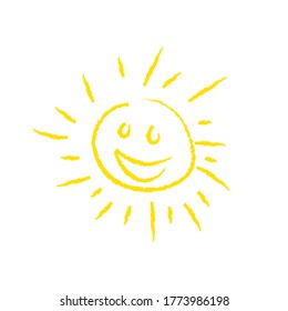 Vector solar aislado en fondo blanco