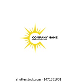 sun vector logo template - Vector 