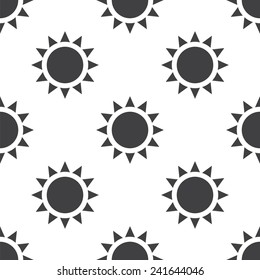 sun, vector seamless pattern, Editable can be used for web page backgrounds, pattern fills  