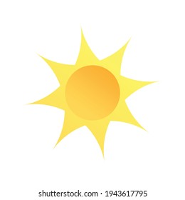el vector solar significa un día soleado
