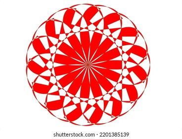 The sun vector is used to make the background image. or assembling a pattern of fabric or paper
