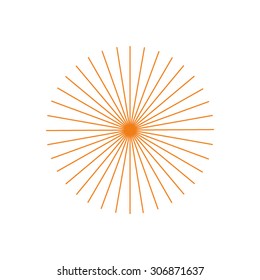 Sun vector - sun variation - summer sun