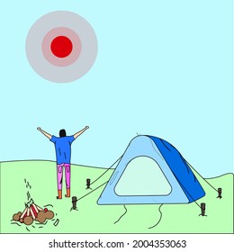 sun view 2d design of summer camp hill