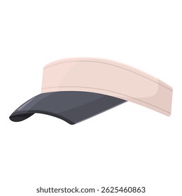 Sun visor cap, a modern headwear accessory providing shade and style