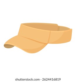 Sun visor cap protecting from sunlight, summer hat for outdoor activities