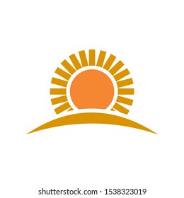 sun wave logo design inspiration