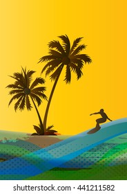 Sun, waves and ocean - Happy best time