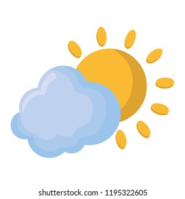 sun weather with cloud
