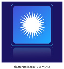 sun, weather icon