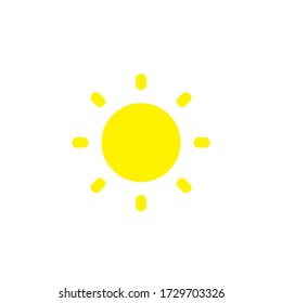 Sun, weather icon symbol illustration