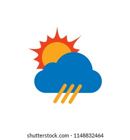 Sun Weather Logo Icon Design