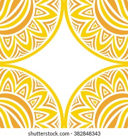 Sun yellow nature pattern background vector illustration