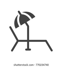 Sunbathing Chair icon