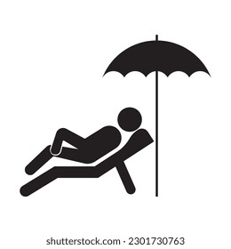 diseño de símbolo de ilustración del vector de icono de soleado