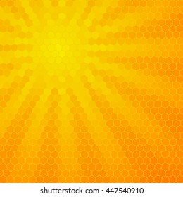 Sunbeam  background. Pattern design for banner, poster, brochure. Vector illustration.