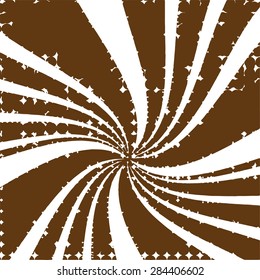 Sunbeam brown halftone background, stock vector illustration. Toolbox




