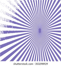 Sunbeam halftone background violet vector