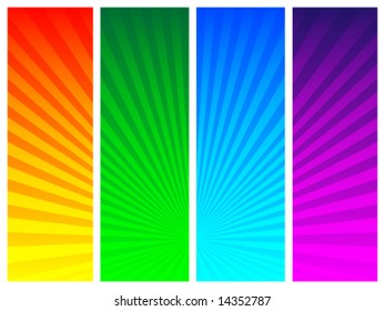 Sunbeam texture - vector illustration