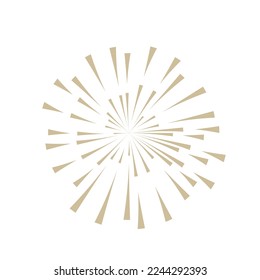 sunbeam vintage element, gold color