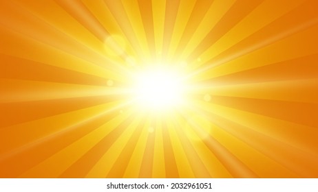 Sunbeams background. Sun with rays. Abstract vector explosion.