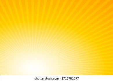 Sunbeams: Bright rays background stock illustration