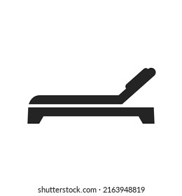 icono de paro. símbolo de verano, vacaciones en la playa y turismo. imagen vectorial aislada en estilo simple