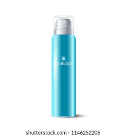 Sunblock ads template, sun protection cosmetic products design with moisturizer cream or liquid, sparkling background with glitter polka, vector design.