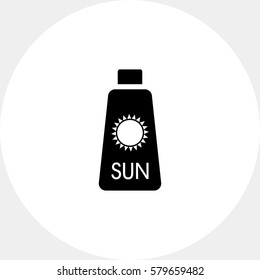 Sunblock Cream Icon