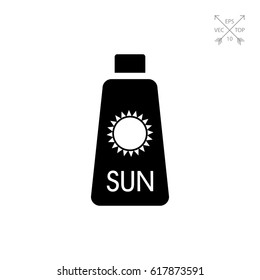 Sunblock Cream Icon