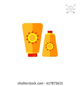 Sunblock Cream Icon