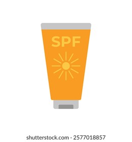 sunblock cream icon vector design creative idea