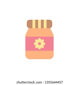 Sunblock Icon Vector Illustration in Flat Style for Any Purpose