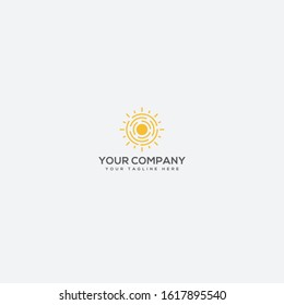 sunblock logo, sun and fire logo, skin protect logo