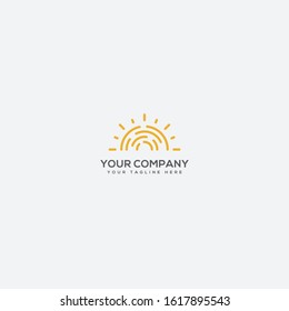 sunblock logo, sun and fire logo, skin protect logo