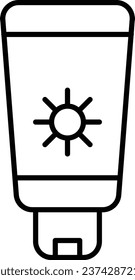 sunblock vector design icon for download.eps