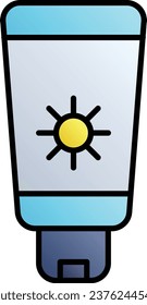 sunblock vector design icon for download.eps