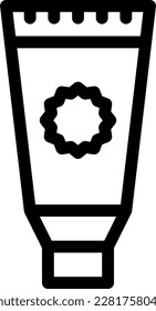 ilustración de sunblock Vector en un fondo transparente. Símbolos de calidad superior. Iconos vectoriales de línea delgada para el diseño de conceptos y gráficos.