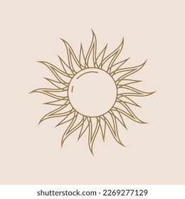 Sunbright sunshine sunlight icon vector flat design