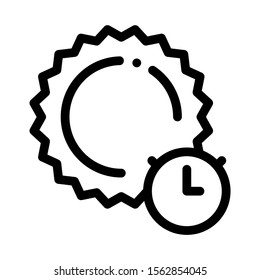 Sunburn Icon Vector. Outline Sunburn Sign. Isolated Contour Symbol Illustration
