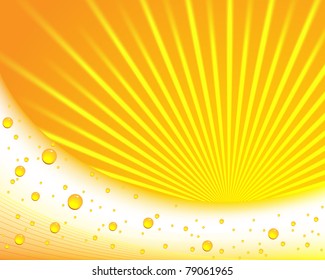 Sunburst abstract background. vector