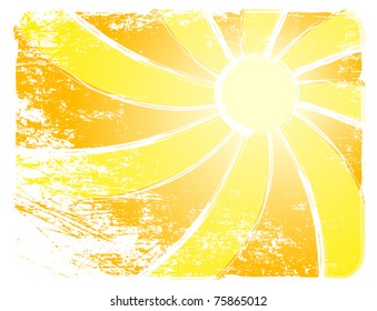 Sunburst And Abstract Backgrounds. Vector illustration