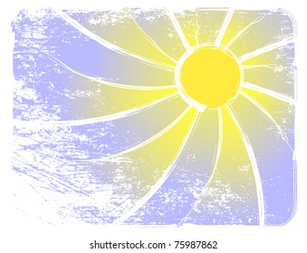 Sunburst And Abstract Backgrounds. Vector illustration