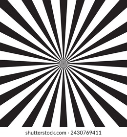 Sunburst - Fondo abstracto azul y beige - Ilustración vectorial, eps10